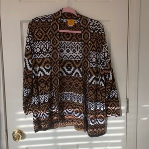 Printed Cardigan
